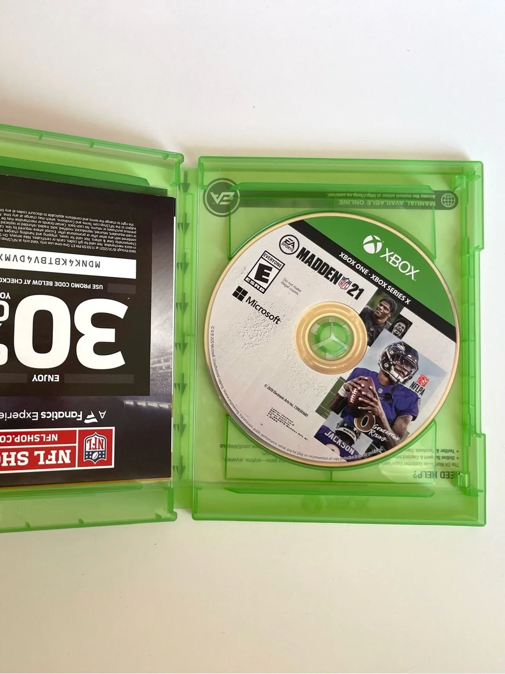 Xbox Football & Basketball Game Lot - Madde 15 17 21 & NBA Live 18 - 4 Games